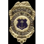 RHODE ISLAND STATE POLICE PIN MINI BADGE PIN
